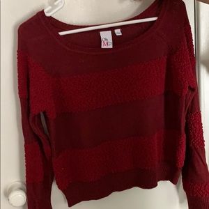 Maroon sweater Size large